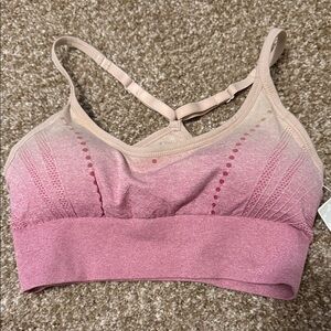 Stylish Pink and beige ombre Bralette